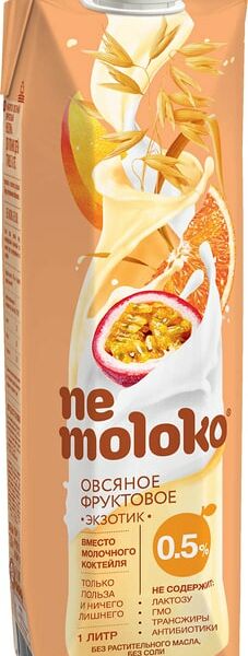 Напиток овсяный Nemoloko Экзотик 0.5% 1л