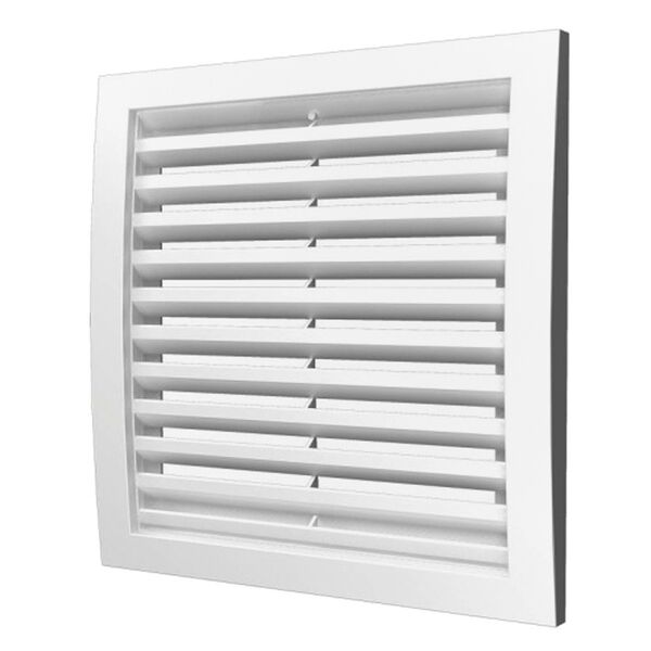 Решетка вентиляционная вытяжная, 150х150 мм, пластик
