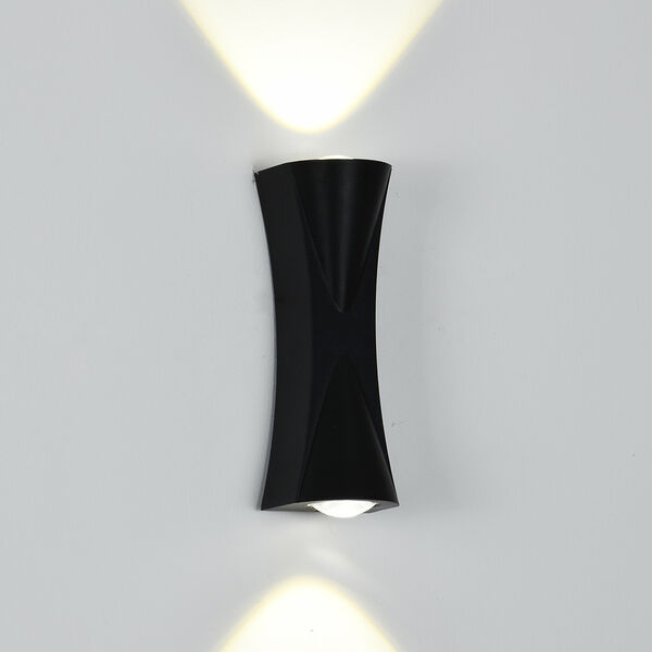 Бра Arte Lamp LESATH LEDX10ВтX780LM, встроенный светодиодный светильник, черный 60x60x180 мм