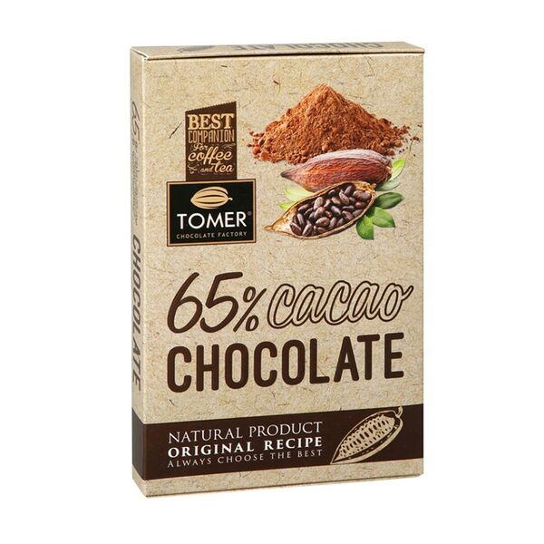 Шоколад Tomer горький 65% 90г
