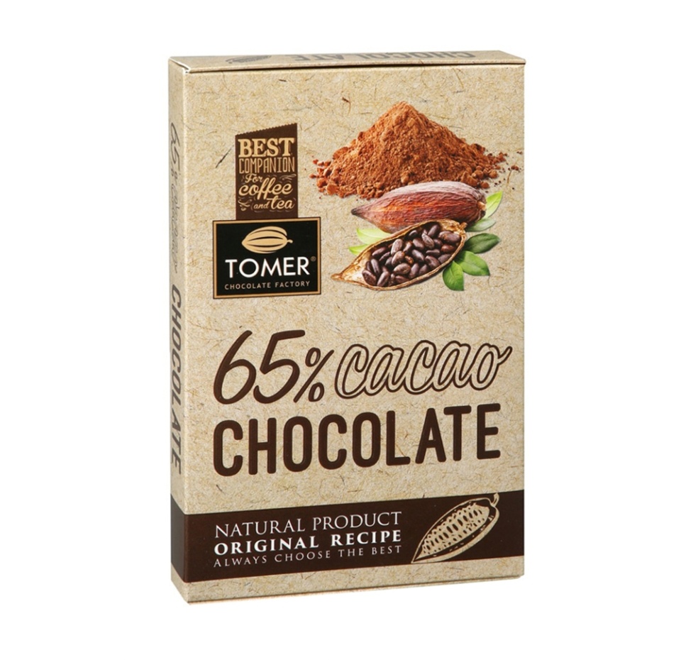 

Шоколад Tomer горький 65% 90 г