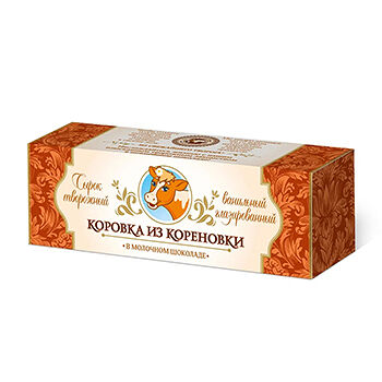Сырок творожный Коровка из Кореновки глазированный ванильный в молочном шоколаде 23% БЗМЖ