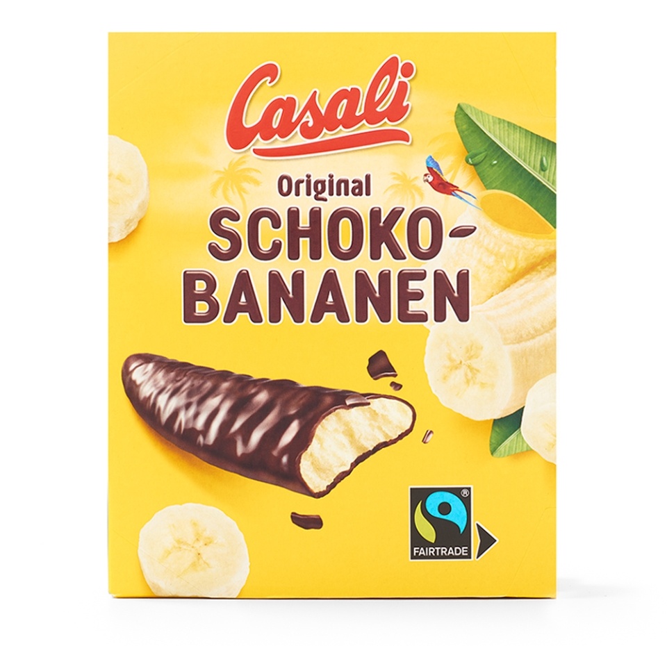 

Суфле Casali банановое в шоколаде 150 г