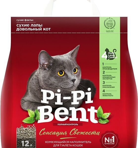 Наполнитель Pi-Pi Bent Сенсация свежести 12л