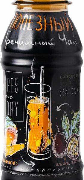 Чай гречишный Natures Own Factory со вкусом манго-маракуйя негазированный, 250мл