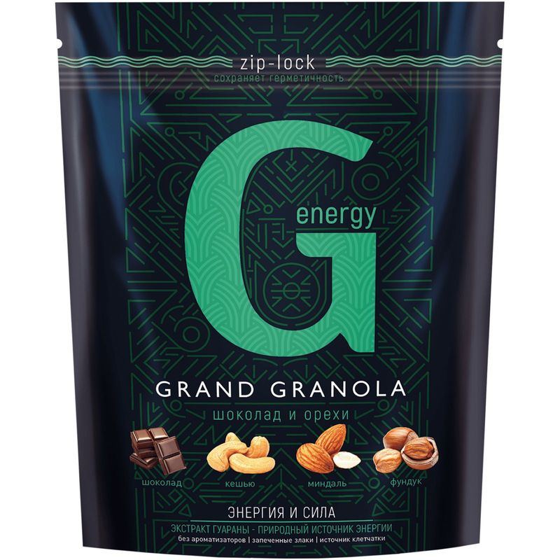 

Гранола Grand Granola Шоколад и Орехи 300 г