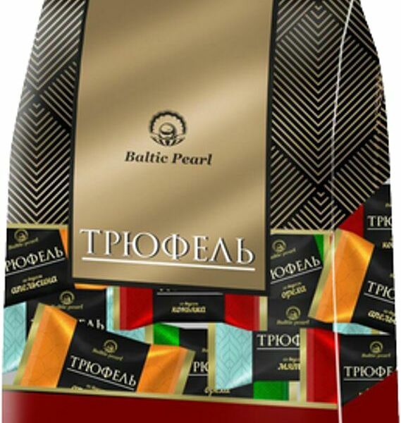 Ассорти конфет Baltic Pearl с комбинированными кремовыми начинками 200г