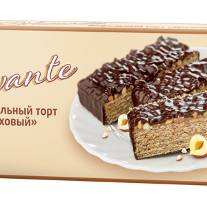 Торт вафельный Vivante Ореховый