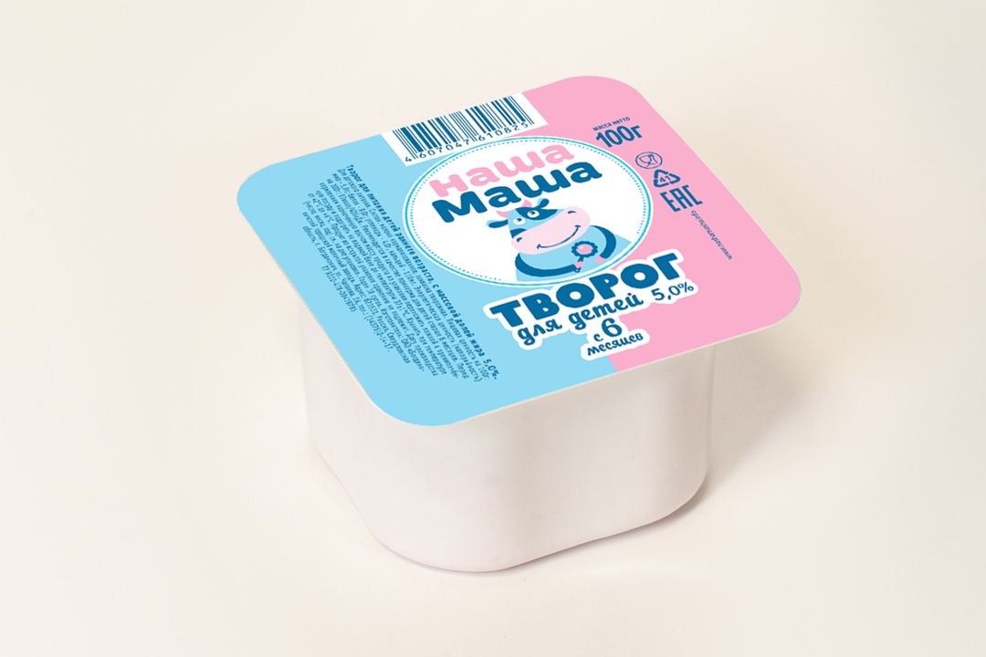 

Творог Наша Маша 5% 100 г