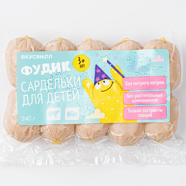 Сардельки Фудик для детей от 3-х лет, 240г