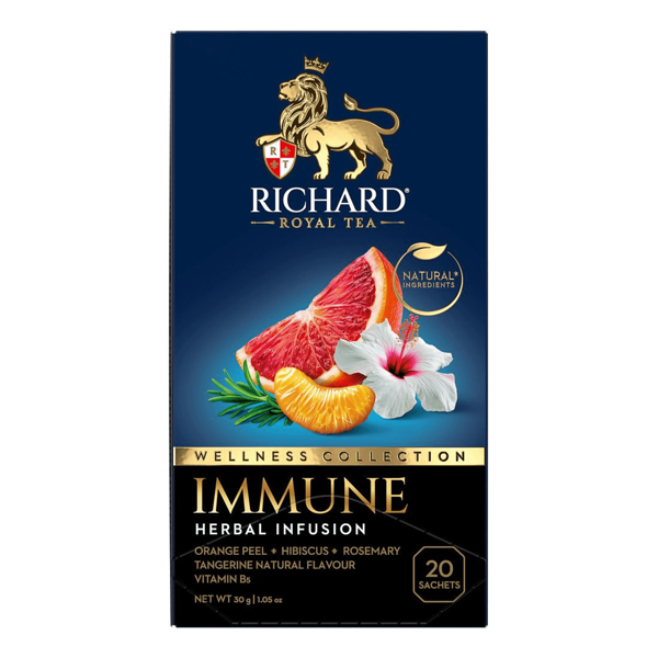 Напиток чайный Richard Immune 20*1.5г, 30г
