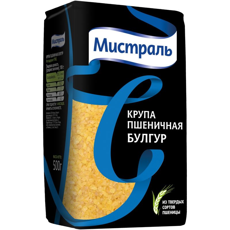 

Крупа пшеничная Мистраль Булгур 500 г