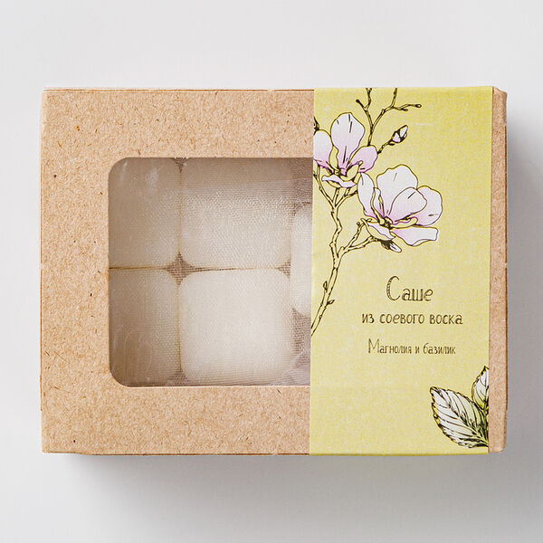 Аромасаше из соевого воска 