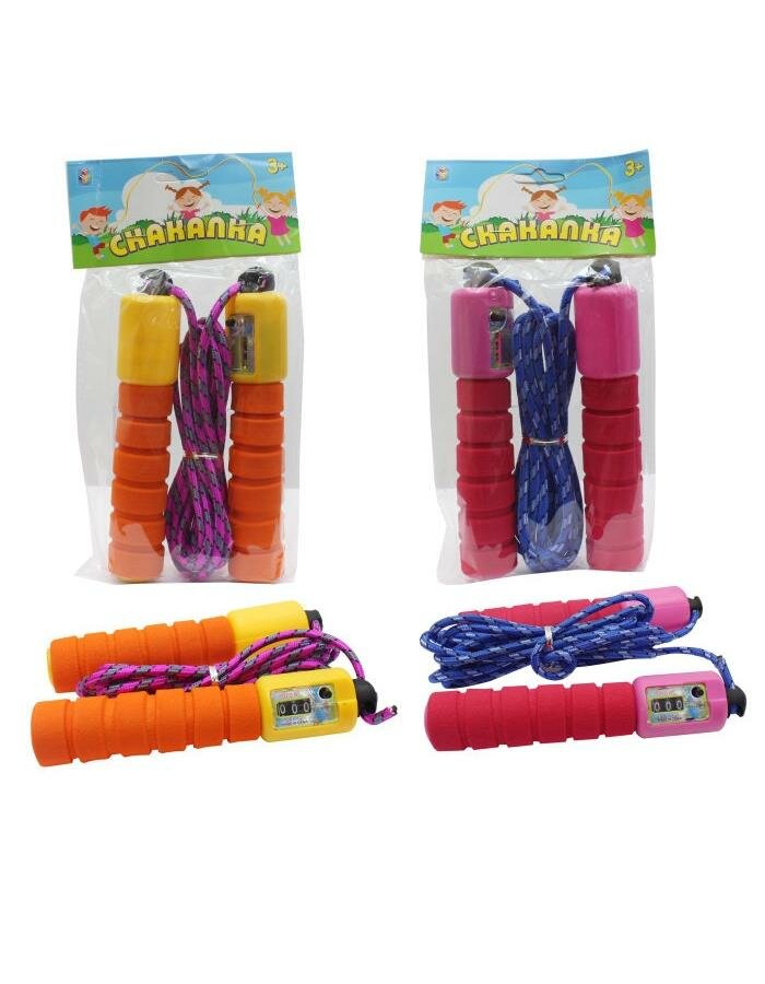 

Скакалка 1Toy с механическим счетчиком, 2,6 м 1 шт, цвет в ассортименте
