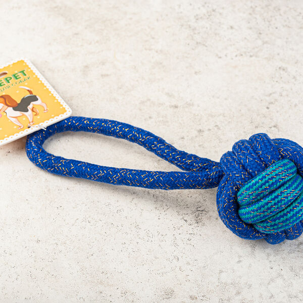 Игрушка для собак Канат с петлёй 