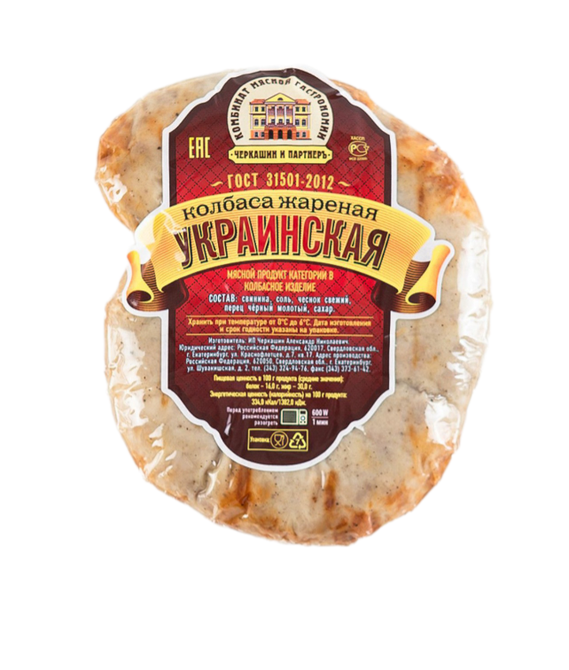

Колбаса Черкашин и Партнеръ Украинская жареная 320г