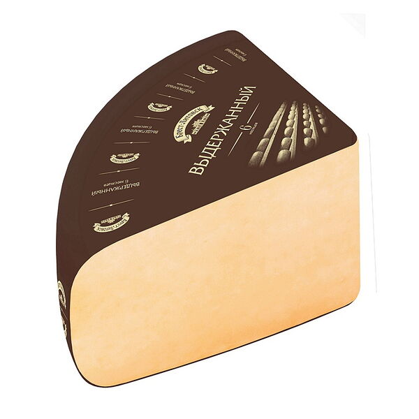 Сыр тв Брест-Литовск выдержанный 6 мес  45% 1/4 круга вес