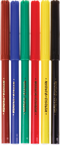 

Фломастеры МУЛЬТИ-ПУЛЬТИ Енот во Франции 6 цветов, смываемые