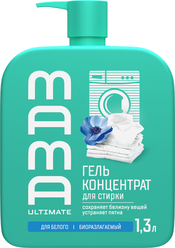 

Гель для стирки Mama Ultimate для белого белья 1.3 л