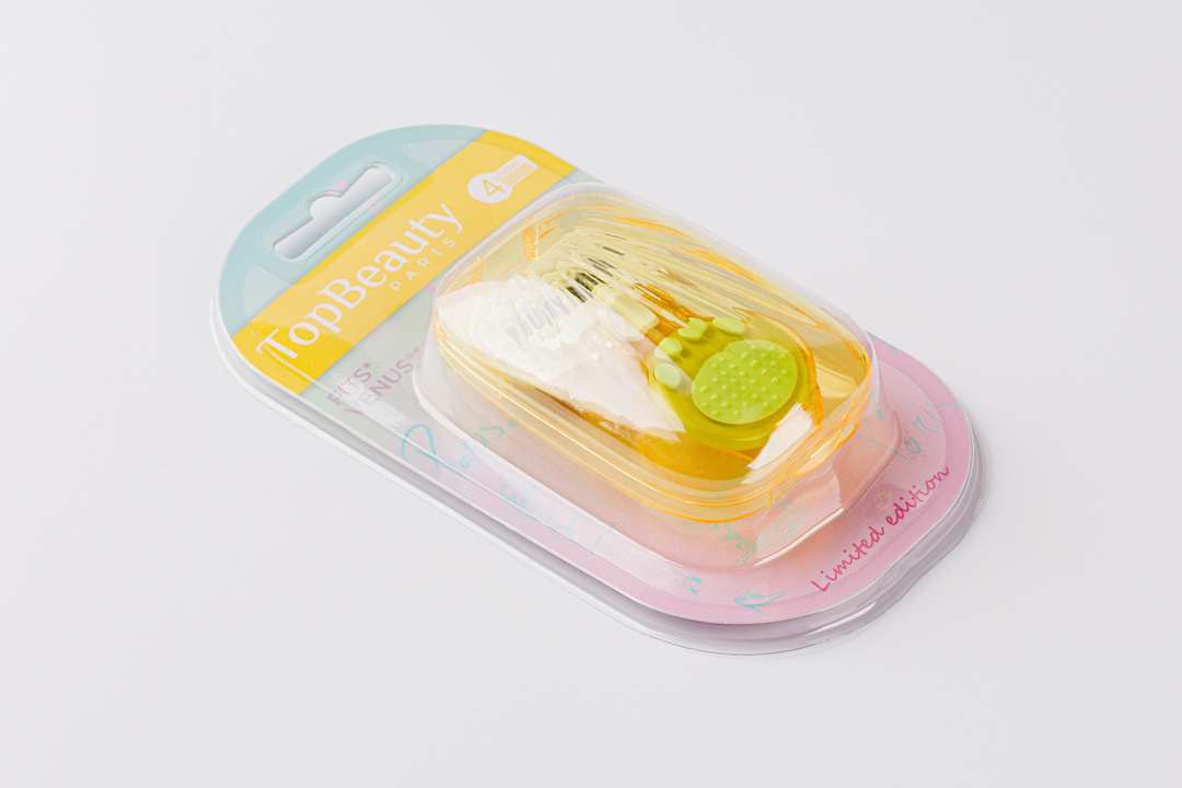 

Бритва женская дорожная TopBeauty Paris Mini 4 лезвия со сменной кассетой