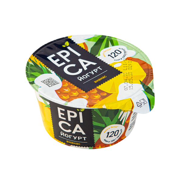 Йогурт Epica Ананас 4,8% 130 г