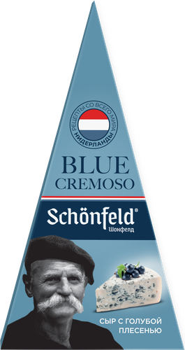 

Сыр Schonfeld Blue Cremoso с голубой плесенью 50% 100 г