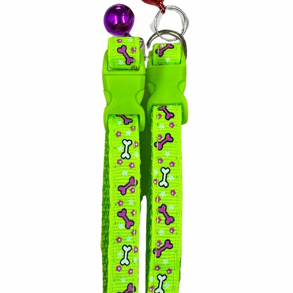 Ошейник косточки зеленый