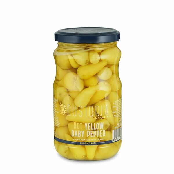Перец желтый Gustoria мини острый 370 мл