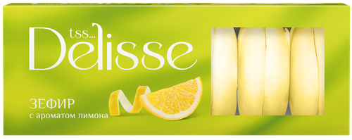 

Зефир Delisse с ароматом лимона 210 г