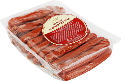 

Колбаски Анком Егеръская охота из мяса птицы полукопченые 2 сорт вес