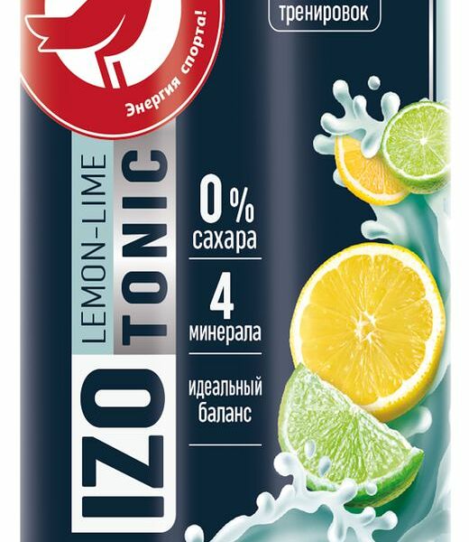 Изотоник АШАН Красная птица со вкусом лимон-лайм