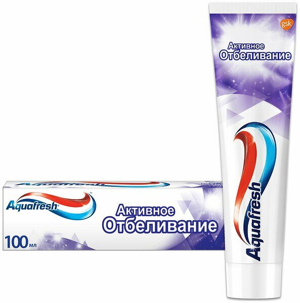 Зубная паста Aquafresh Активное отбеливание 100мл