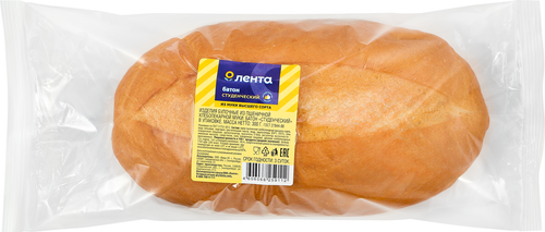 

Батон ЛЕНТА Студенческий высший сорт