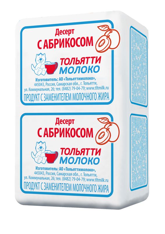 

Десерт Тольяттимолоко с абрикосом 25% 100 г