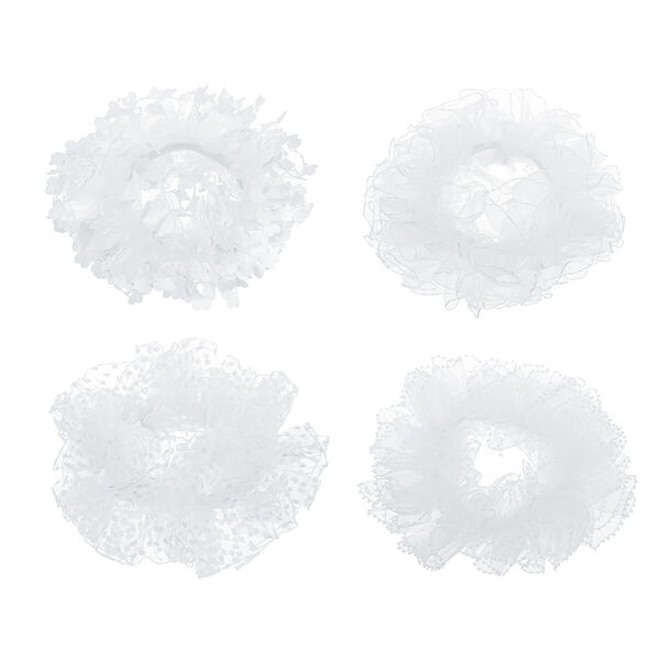 Юниlook резинка для волос детская, 12см, полиэстер, 4 дизайна в ассортименте, шб23-08