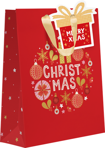 

Пакет подарочный X-mas евролюкс арт. LL в ассортименте 36x26x14 см