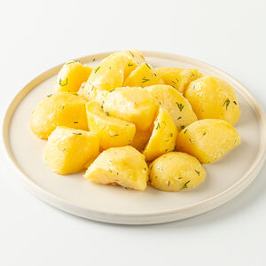 Картофель отварной с укропом