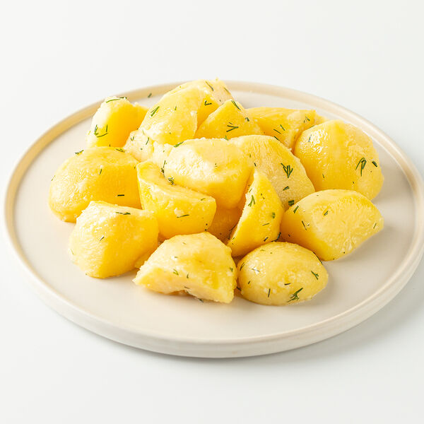 Картофель отварной с укропом