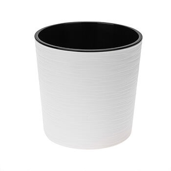 Кашпо Четыре Сезона ВЕГА с вкладкой D19, 20см белый Ningbo Jia She Trading Co.,