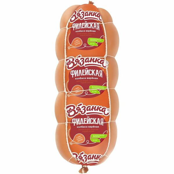 Колбаса Вязанка Филейская вареная вес