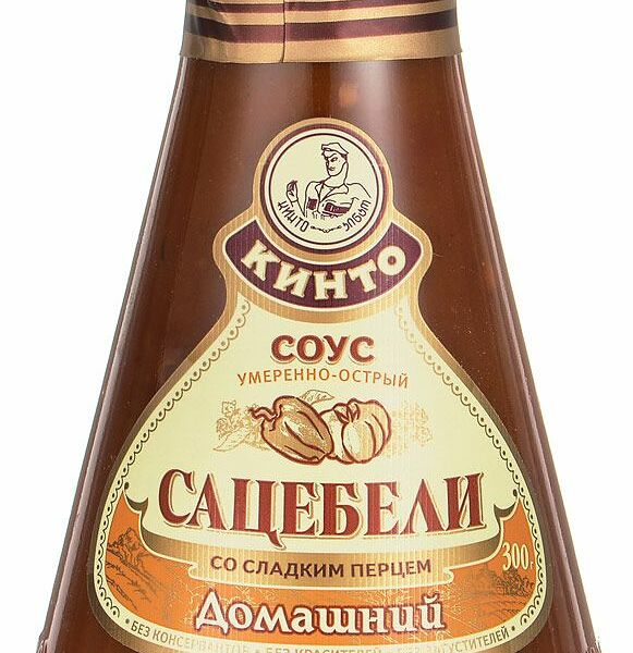 Соус Сацебели Кинто Домашний со сладким перцем умеренно-острый