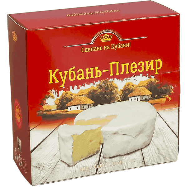 Сыр Калория Кубань-плезир мягкий с белой плесенью 50% вес