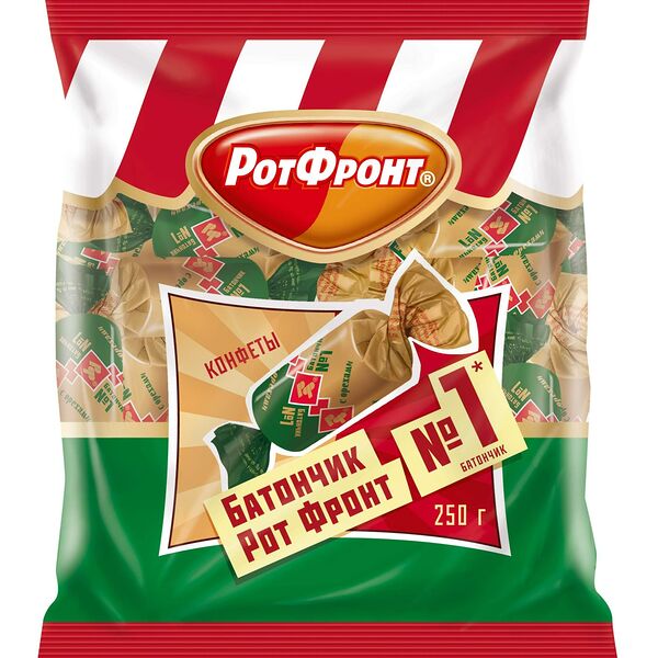 Батончики Рот Фронт с орехами 250 г