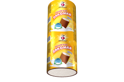 Мороженое Филевская Лакомка сливочное в шоколадной глазури 10% 90 г