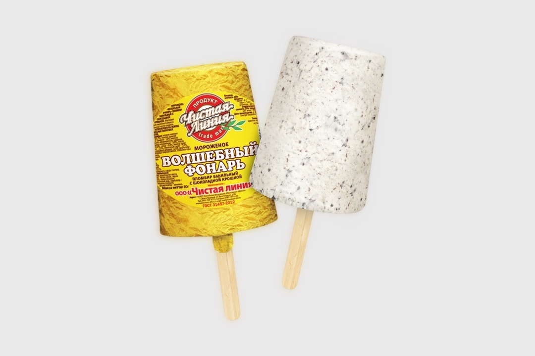 

Пломбир Чистая Линия Волшебный фонарь ванильный с шоколадной крошкой 12% 80 г