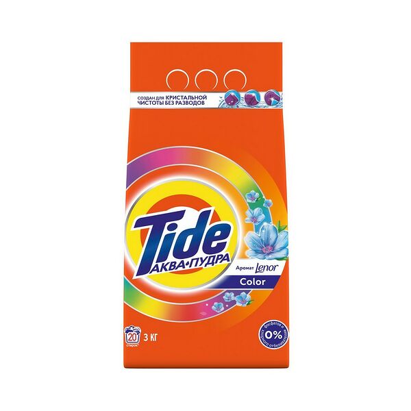Синтет. моющее ср-во порошкообразное Tide (3,0) Absolute Автомат Color Lenor scent