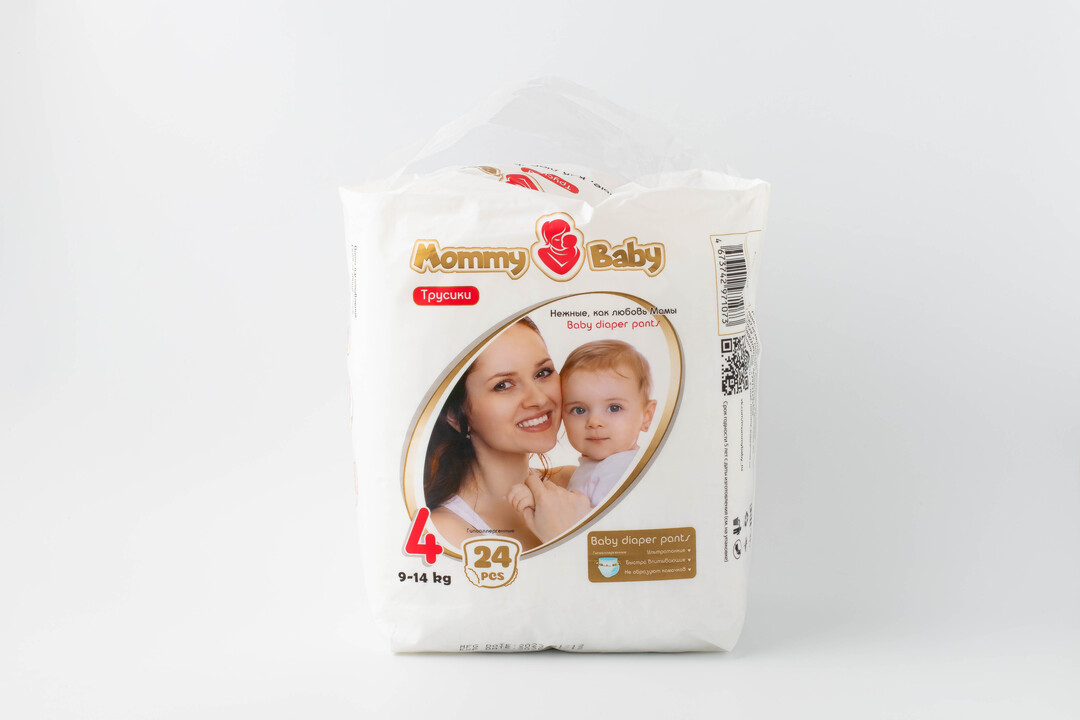 

Подгузники-трусики Минипак Mommy Baby, размер 4 (9-14кг), 24 шт
