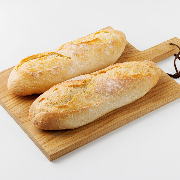 Выпекаем дома. Багет пшеничный подовый, 2 шт. Пекарня