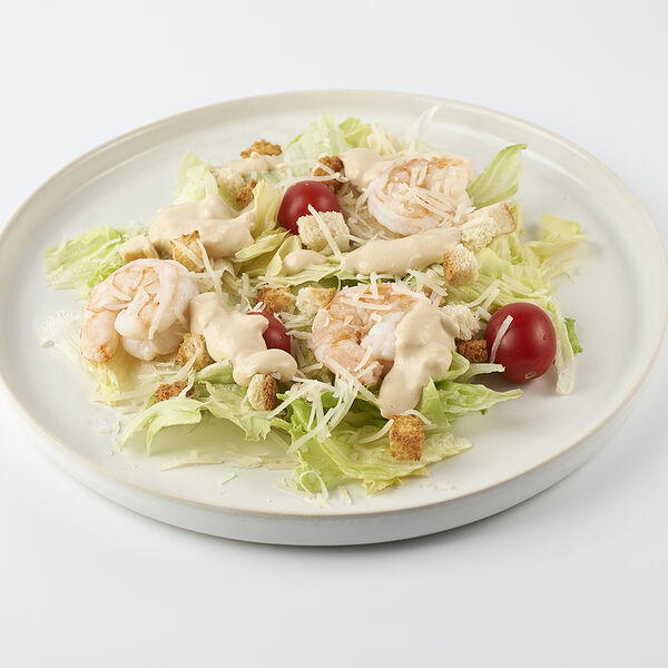 Салат Цезарь с креветками, 180г