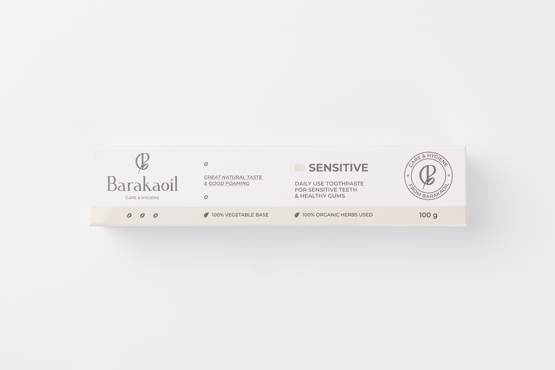 

Зубная паста для чувствительных зубов Sensitive Barakaoil